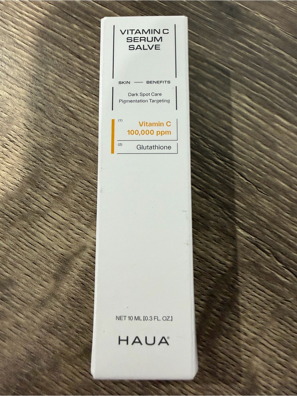 HAUA Vitamin C Serum Salve 10 ml NEW